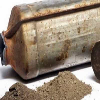 میزان فلزات گرانبها در انواع کاتالیست
